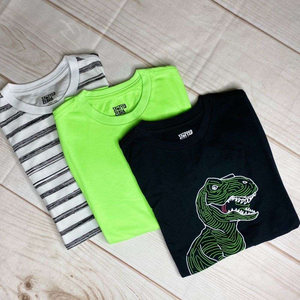 NEW Youth Spotted Zebra Tees Size 8